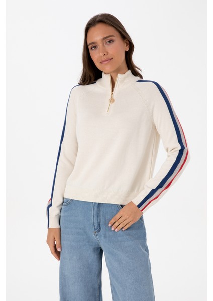 Kadın Krem Kazak /triko 50314691-VR071 modelleri