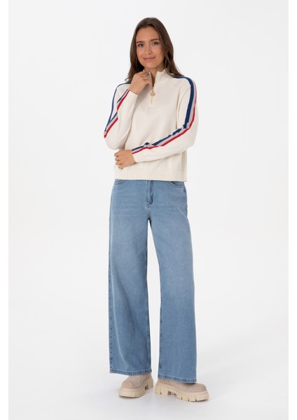 Kadın Krem Kazak /triko 50314691-VR071 fırsatları