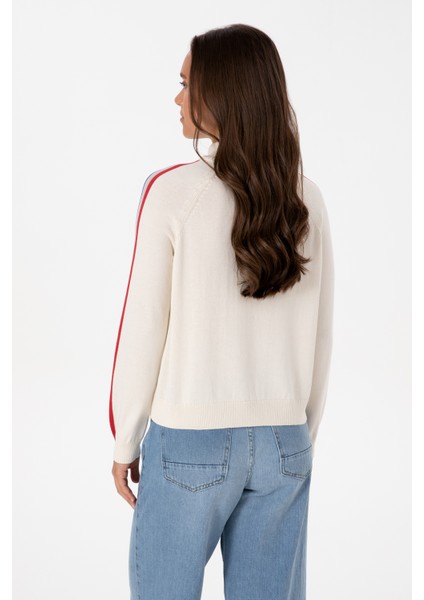 Kadın Krem Kazak /triko 50314691-VR071 indirimleri