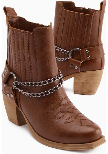 Deana Taba Nakışlı Kadın Western Bot