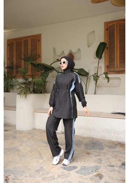 Tesettür Eşofman Takımı Fermuarlı Alt Üst Eşofman Takımı 520 modelleri