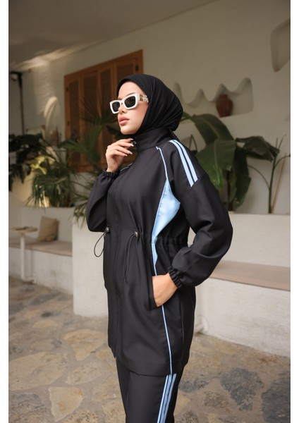 Tesettür Eşofman Takımı Fermuarlı Alt Üst Eşofman Takımı 520 indirimleri