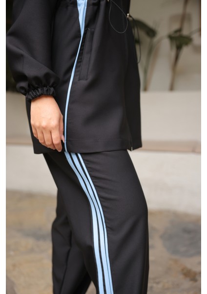 Tesettür Eşofman Takımı Fermuarlı Alt Üst Eşofman Takımı 520