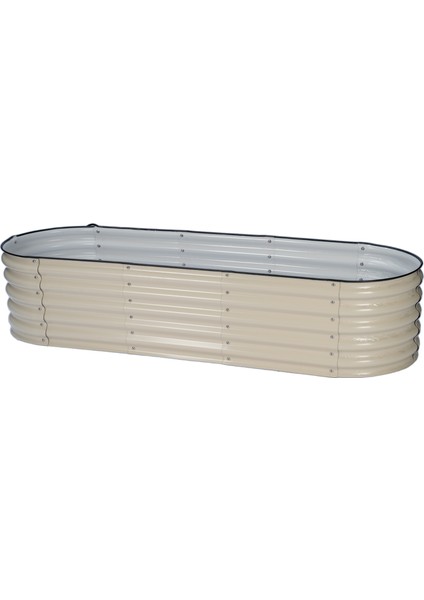 Yükseltilmiş Bahçe Yatağı Seti Metal 195X60X43CM Modüler Sebze Yatağı (6 Farklı Kurulum Olanağına Sahip) fırsatları