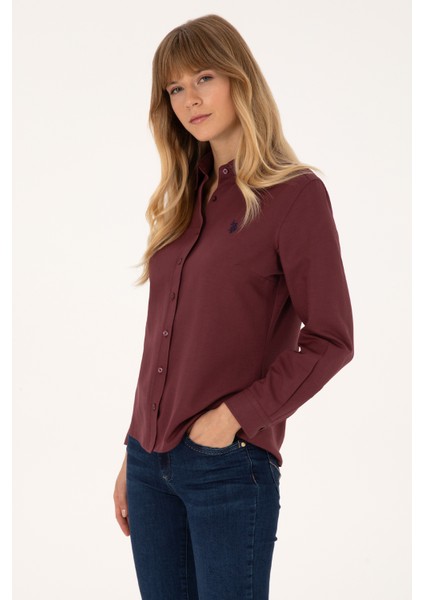 Kadın Plum Gömlek Basic 50316711-VR177 modelleri