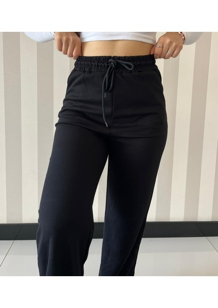 Kadın Yumuşacık Yüksel Bel Geniş Paça Modal Kumaş Eşofman indirimleri