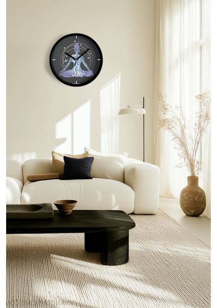 Modern Duvar Saati - 25CM - Önü Camlı Siyah Kasa - Sessiz Mekanizma fiyatları