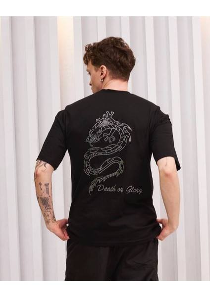 Taşlı Pamuk Kumaş Oversıze Kalıp Unısex Model Premıum Kalite T-Shırt fiyatları