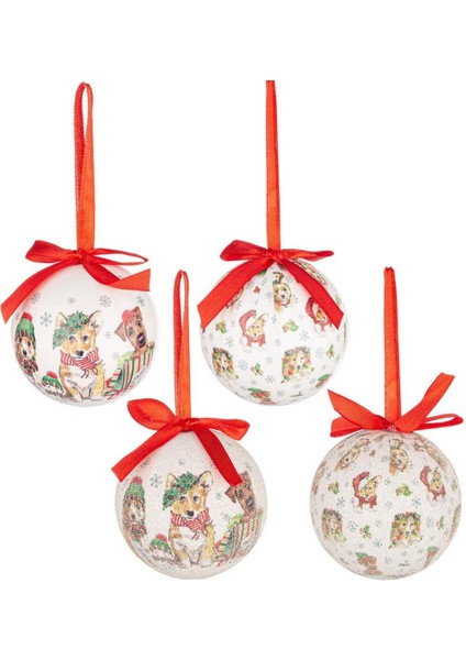 Adam Yılbaşı Ağaç Süsü 6 Adet 7,5cm fiyatları