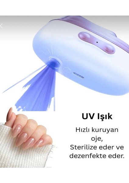 Anc-01 4’ü 1 Arada Elektrikli Tırnak Kesme, Törpüleme ve Uv Oje Kurutucu Makine fiyatları