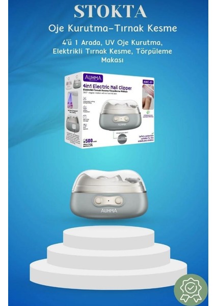 Anc-01 4’ü 1 Arada Elektrikli Tırnak Kesme, Törpüleme ve Uv Oje Kurutucu Makine modelleri