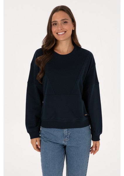 Kadın Lacivert Sweatshirt 50314170-VR033 modelleri