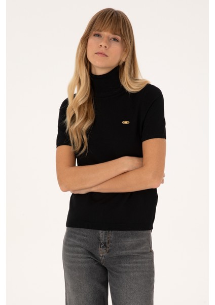 Kadın Siyah Kazak /triko 50314835-VR046 modelleri