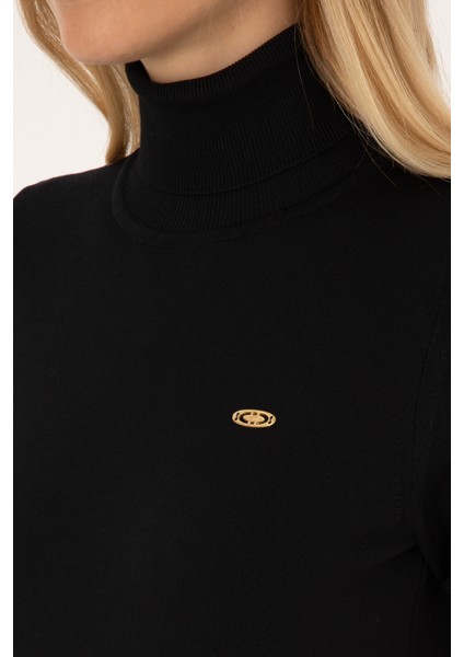 Kadın Siyah Kazak /triko 50314835-VR046