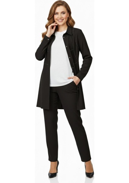 Kadın Taşlı Bluz Pantolon Tunik 3 Lü Takım BGL-ST04733 fiyatları