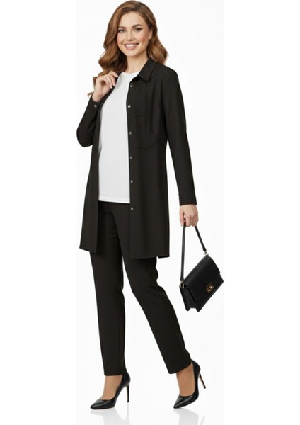 Kadın Taşlı Bluz Pantolon Tunik 3 Lü Takım BGL-ST04733 modelleri