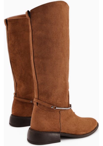 Zeina Taba Süet Tokalı Kadın Çizme indirimleri