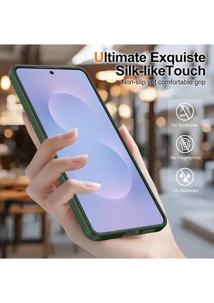 Samsung Galaxy A17 Uyumlu Ekran Koruyuculu Kılıf Magsafe Sarj Destekli Kamera Çıkıntılı Mat Kapak indirimleri