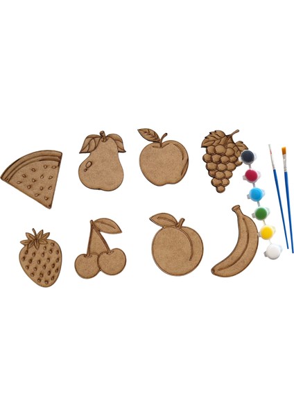Ahşap Sandık, Sebze ve Meyve Figürleri Boyama Seti | Çocuk & Aile Aktivite, Eğitici Hobi Seti modelleri