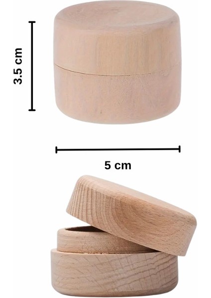 El Yapımı Kayın Ağacı Kapaklı Yuvarlak Takı Kutusu - Yüzük Kolye Aksesuar Saklama Ahşap Kutu modelleri