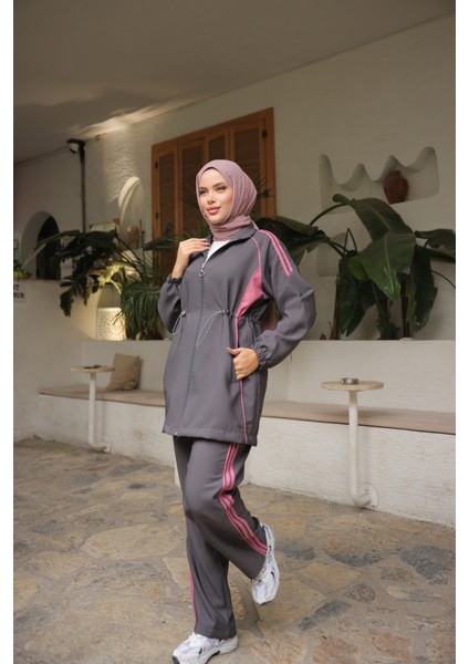 Tesettür Eşofman Takımı Fermuarlı Alt Üst Eşofman Takımı 520 fiyatları