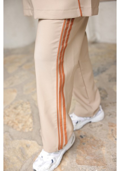 Tesettür Eşofman Takımı Fermuarlı Alt Üst Eşofman Takımı 520