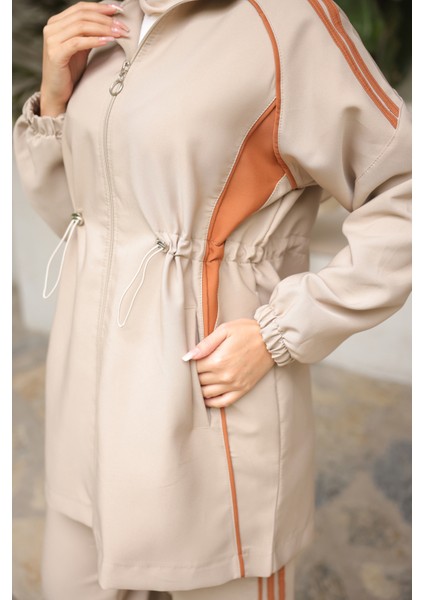 Tesettür Eşofman Takımı Fermuarlı Alt Üst Eşofman Takımı 520