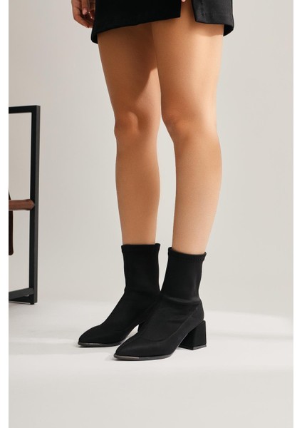 Anas Siyah Sivri Burunlu Dalgıç Kumaş Bot fırsatları