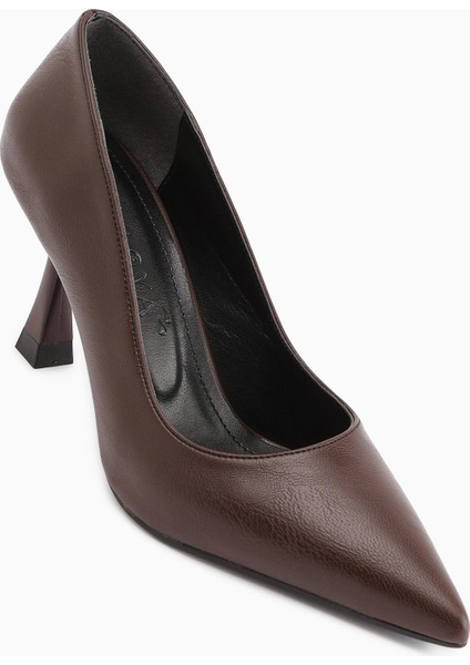 Celestine Kahve Kırışık Sivri Burunlu Stiletto fiyatları