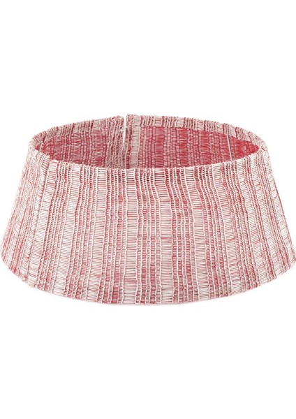 Lumy Kırmızı Yılbaşı Ağaç Altı Eteği Metal 52-67*25CM