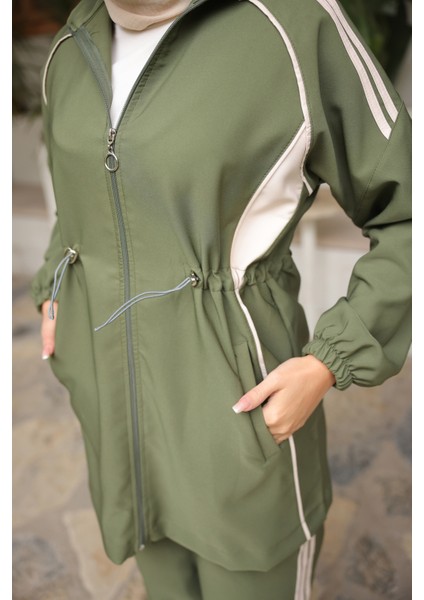 Tesettür Eşofman Takımı Fermuarlı Alt Üst Eşofman Takımı 520