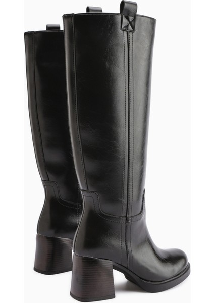 Celine Siyah Topuklu Kadın Çizme indirimleri