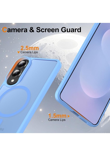 Samsung Galaxy S25 Fe Uyumlu Ekran Koruyuculu Kılıf Magsafe Sarj Destekli Kamera Çıkıntılı Mat Kapak modelleri
