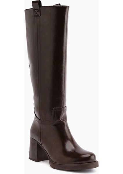 Celine Kahve Topuklu Kadın Çizme fiyatları