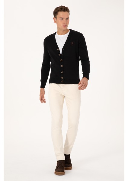 Erkek Siyah Hırka (Triko) 50313702-VR046 fırsatları