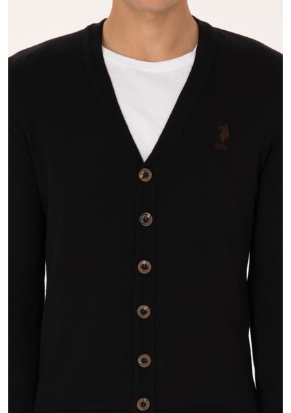 Erkek Siyah Hırka (Triko) 50313702-VR046