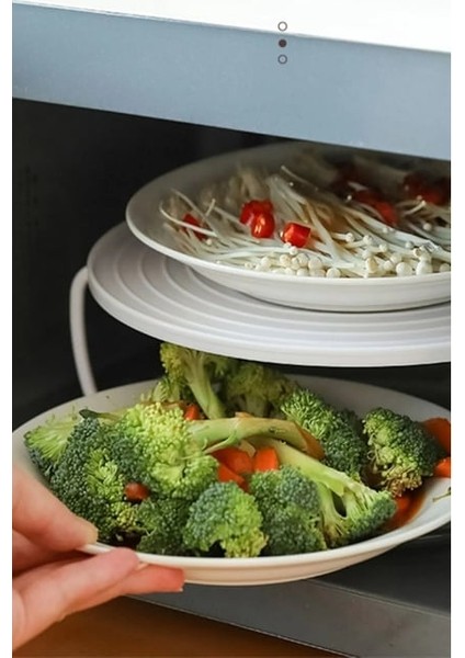 Buzdolabı Mikrodalga Katlanabilir Raf ve Çok Amaçlı Düzenleyici Ayaklı Katlanabilir Raf (2'li) fiyatları