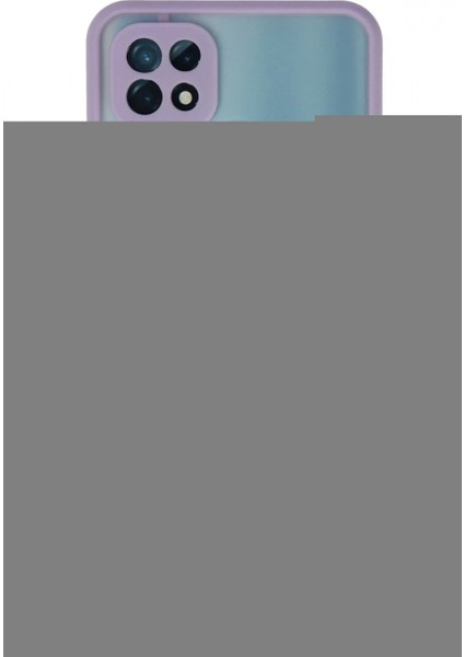 Realme C21 Kılıf Montreal Silikon Kapak - Mor