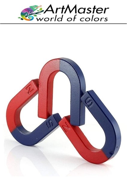 U Şekilli Mıknatıs 10 Adet Deney Malzemesi Kırmızı Mavi Boyalı Mıknatıs Okul Projeleri Için U Şekilli At Nalı Mıknatıs fiyatları