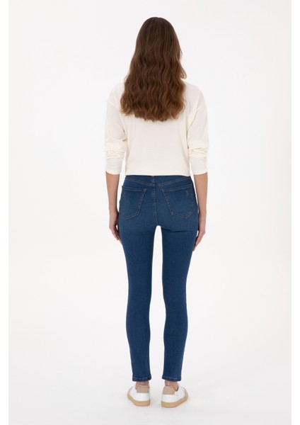 Kadın Mavi Pantolon (Jean) 50316577-DN0022 fırsatları