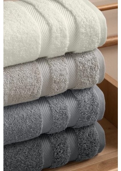 Buğz Altınbaşak Jakarlı 4´lü 50X90 El Havlusu Nori V2 modelleri