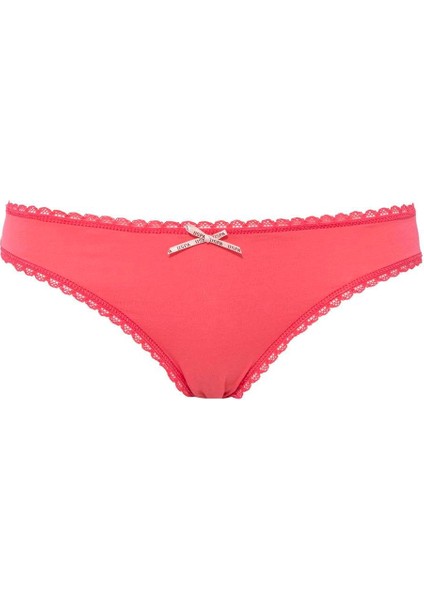 Kadın, Lisanslı, 3'lü Slip Külot, Mercan - Pembe -Baskılı fiyatları