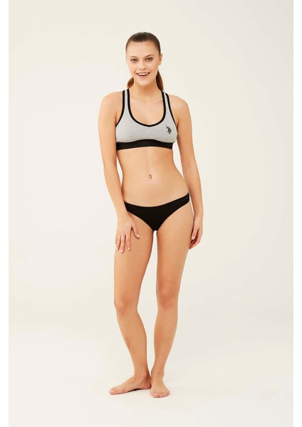 Kadın, Lisanslı, 5'li Modal Brazilian Slip Külot, Beyaz-Siyah-Ten-Fuşya-Lacivert