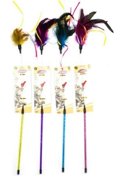 Catlife Kediler Için Oyuncak Olta Zilli 65CM