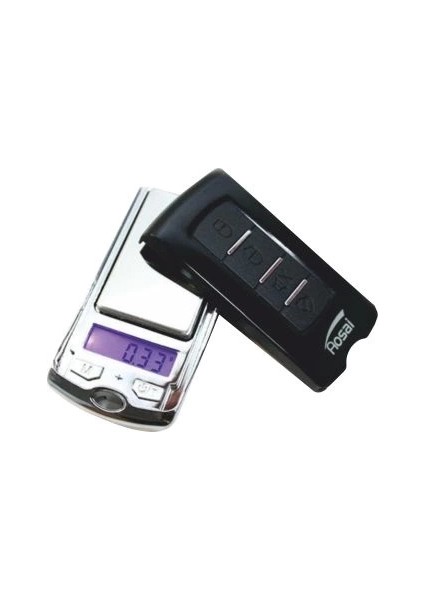 Buğz Diamond Dijital Ekran Araba Anahtarlığı Şeklinde Mini Hassas Cep Terazi (200 Gr-0.01)