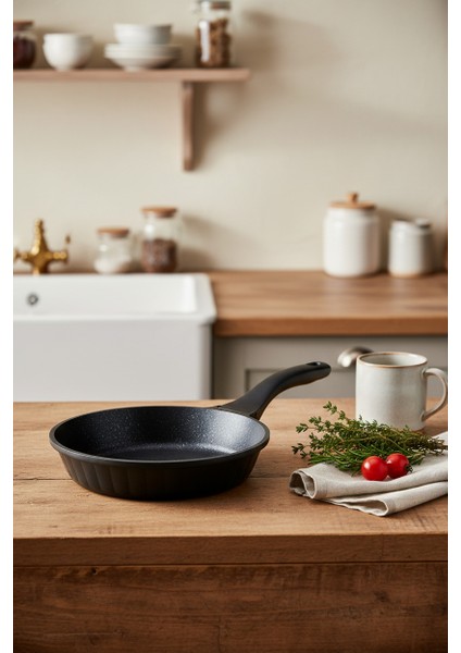 Olimpos Granit Döküm 2'li Tava Seti Siyah 20 -24 cm fiyatları