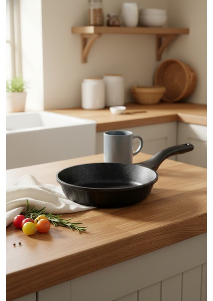 Olimpos Granit Döküm 2'li Tava Seti Siyah 20 -24 cm modelleri