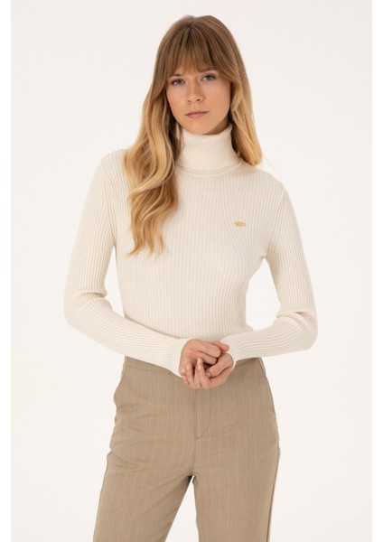 Kadın Krem Kazak /triko 50314756-VR071