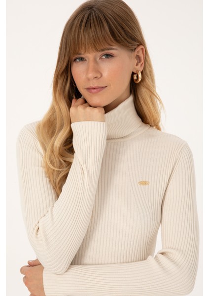 Kadın Krem Kazak /triko 50314756-VR071 fiyatları