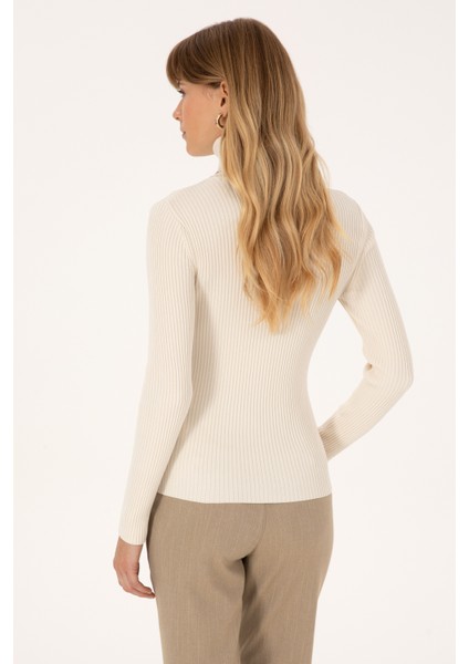 Kadın Krem Kazak /triko 50314756-VR071 indirimleri